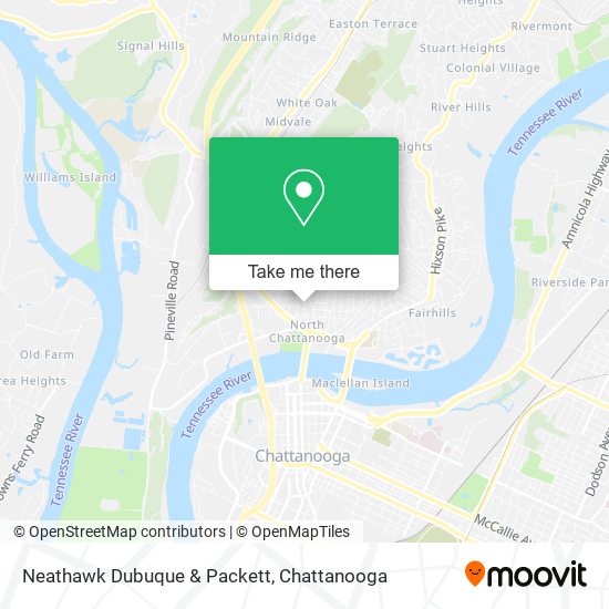 Neathawk Dubuque & Packett map