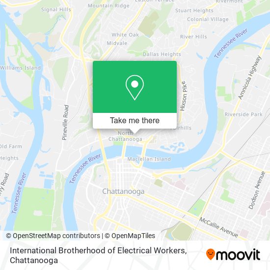 International Brotherhood of Electrical Workers map