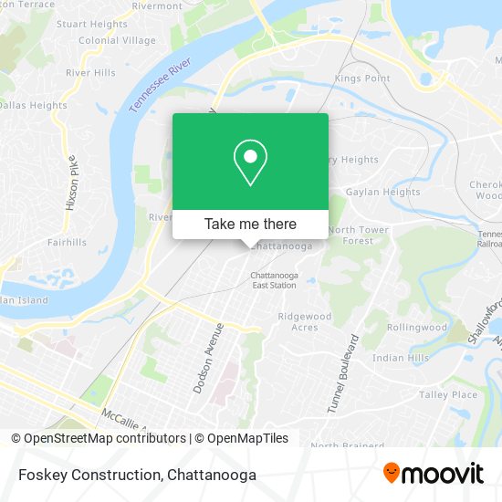 Foskey Construction map