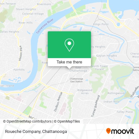 Mapa de Roueche Company