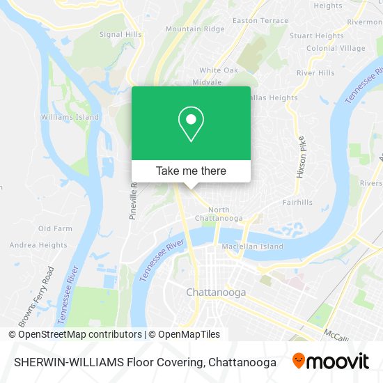 Mapa de SHERWIN-WILLIAMS Floor Covering