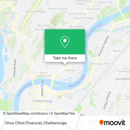 Choo Choo Financial map