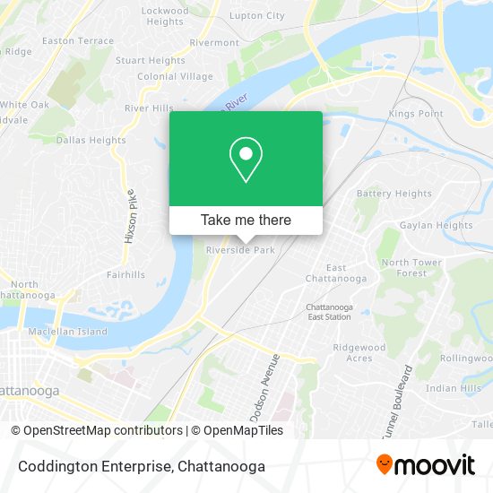 Coddington Enterprise map