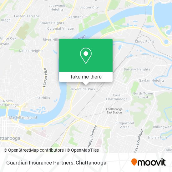 Guardian Insurance Partners map