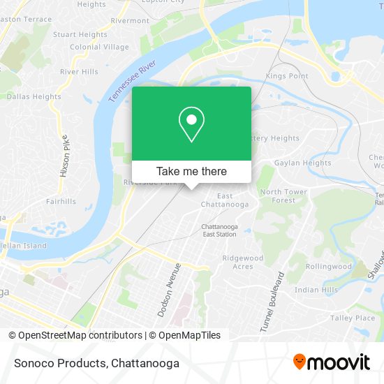Mapa de Sonoco Products
