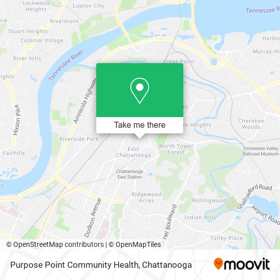 Mapa de Purpose Point Community Health