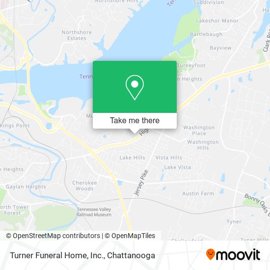 Mapa de Turner Funeral Home, Inc.