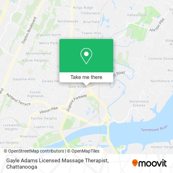 Mapa de Gayle Adams Licensed Massage Therapist