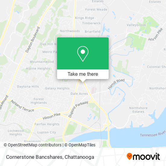 Mapa de Cornerstone Bancshares