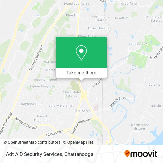 Adt A D Security Services map