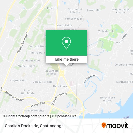 Charlie's Dockside map