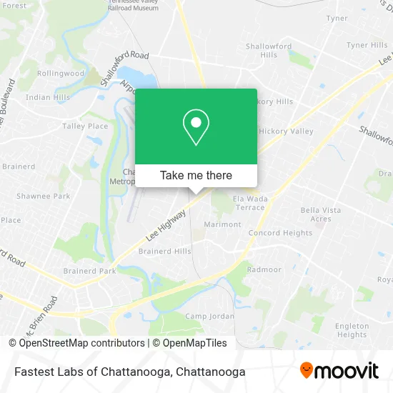 Fastest Labs of Chattanooga map