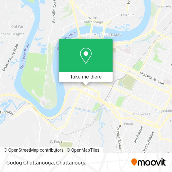 Godog Chattanooga map