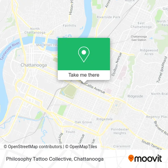 Philosophy Tattoo Collective map
