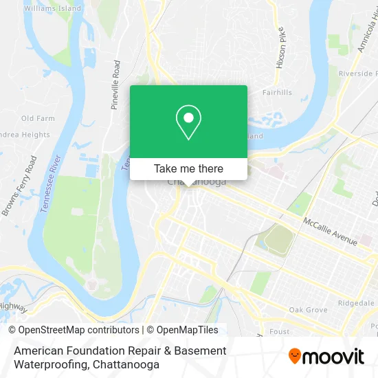 Mapa de American Foundation Repair & Basement Waterproofing