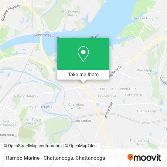 Rambo Marine - Chattanooga map
