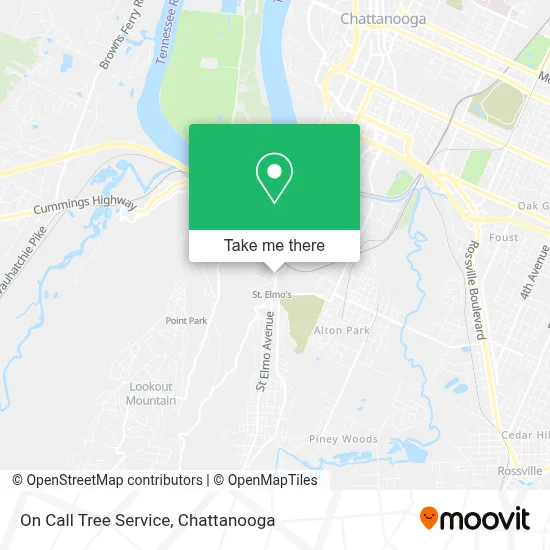 On Call Tree Service map