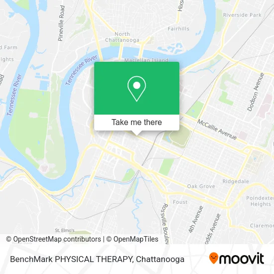 Mapa de BenchMark PHYSICAL THERAPY