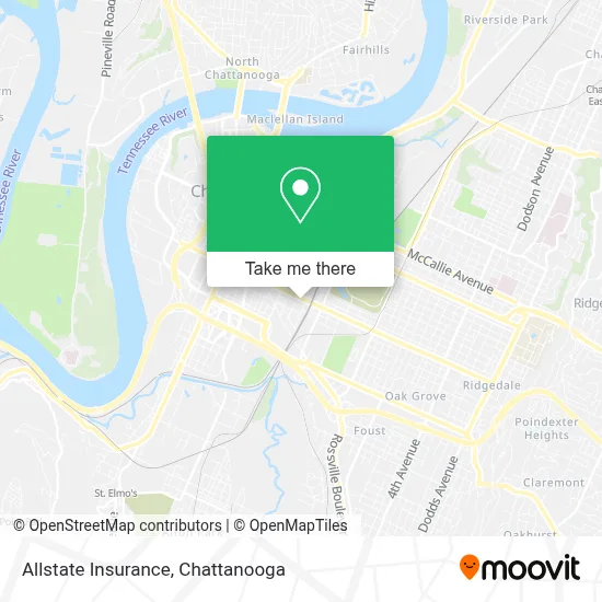 Allstate Insurance map