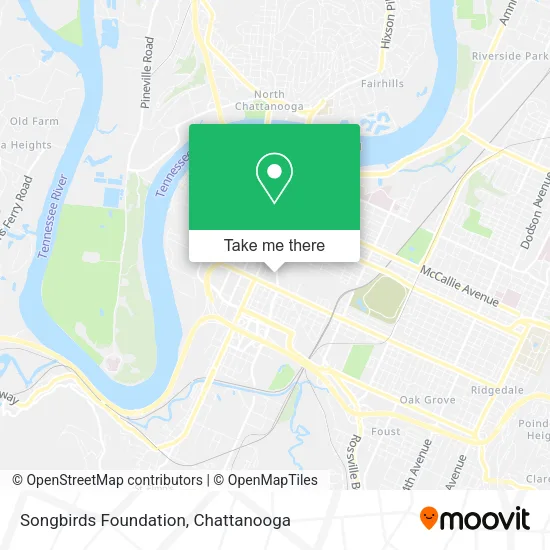 Mapa de Songbirds Foundation