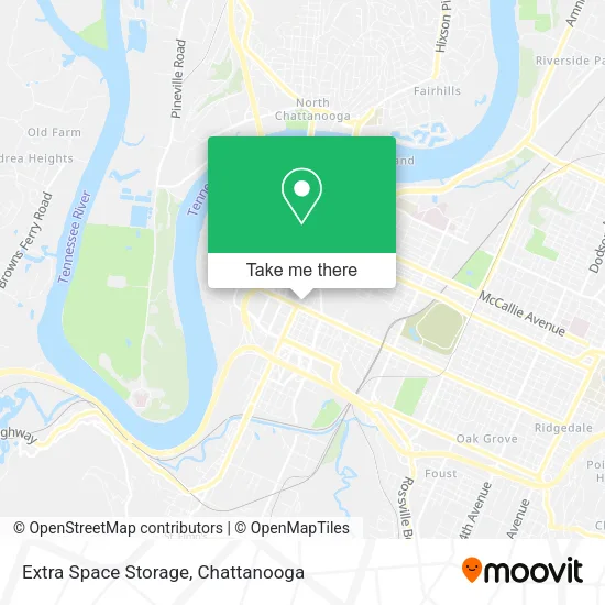 Mapa de Extra Space Storage