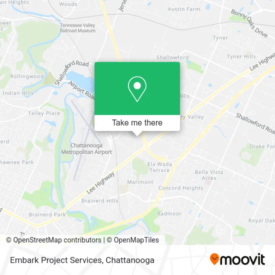 Mapa de Embark Project Services