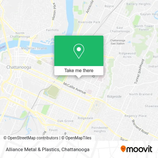 Alliance Metal & Plastics map