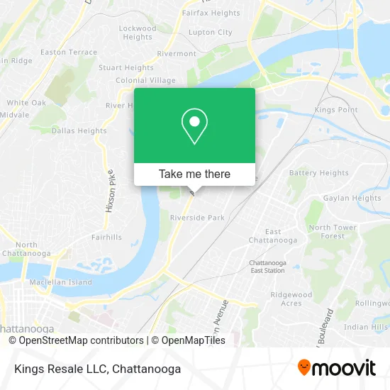 Mapa de Kings Resale LLC