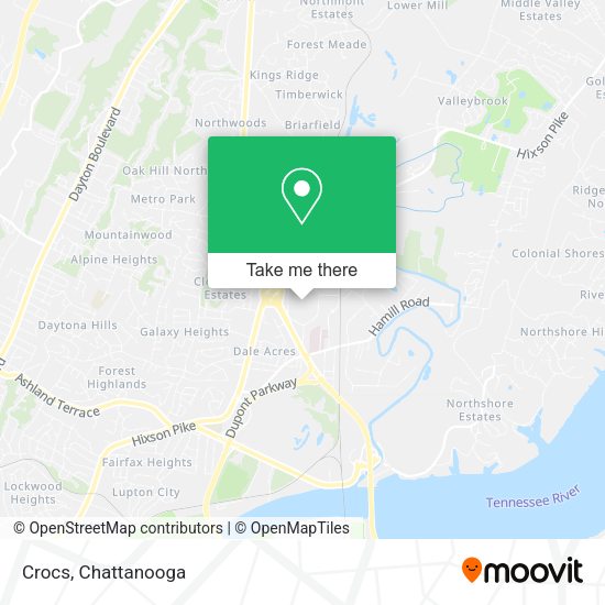 Crocs map