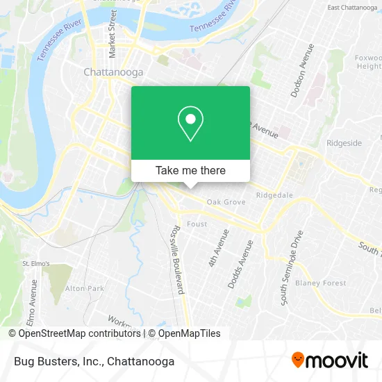 Bug Busters, Inc. map