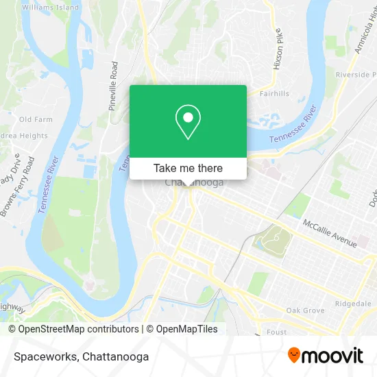 Spaceworks map
