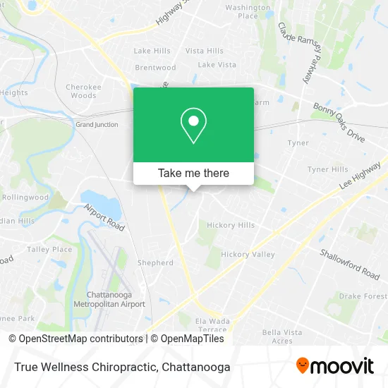 True Wellness Chiropractic map