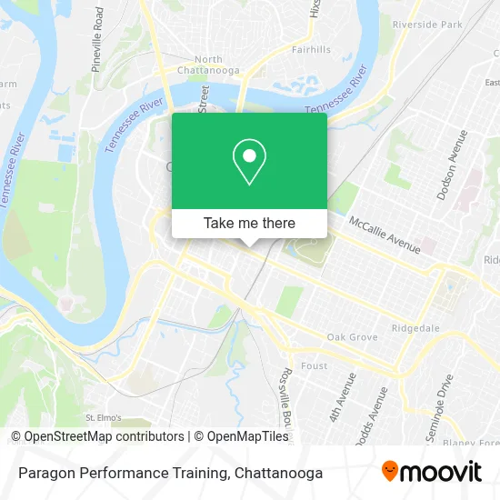 Paragon Performance Training map