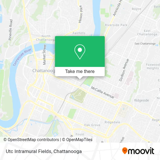 Utc Intramural Fields map
