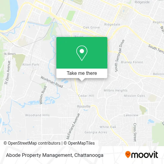 Abode Property Management map