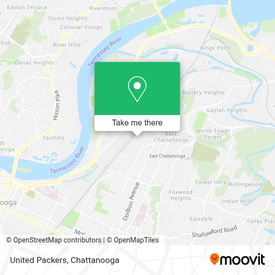 United Packers map