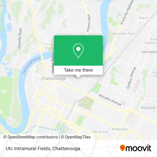 Utc Intramural Fields map