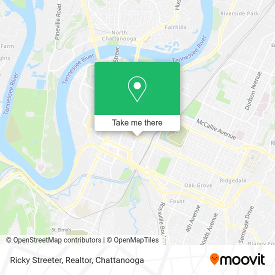 Ricky Streeter, Realtor map