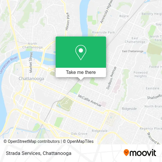 Strada Services map