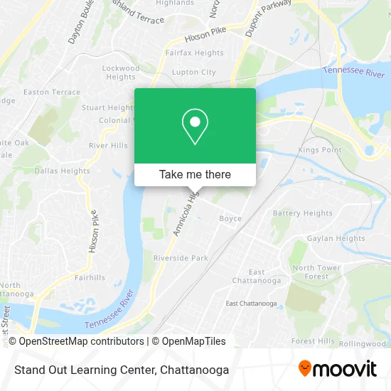 Stand Out Learning Center map