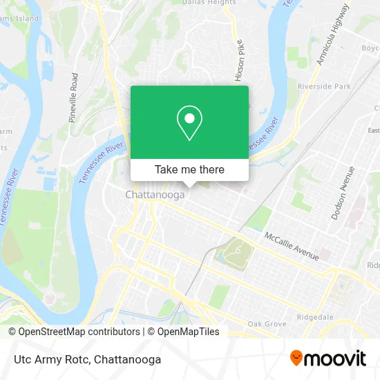 Utc Army Rotc map