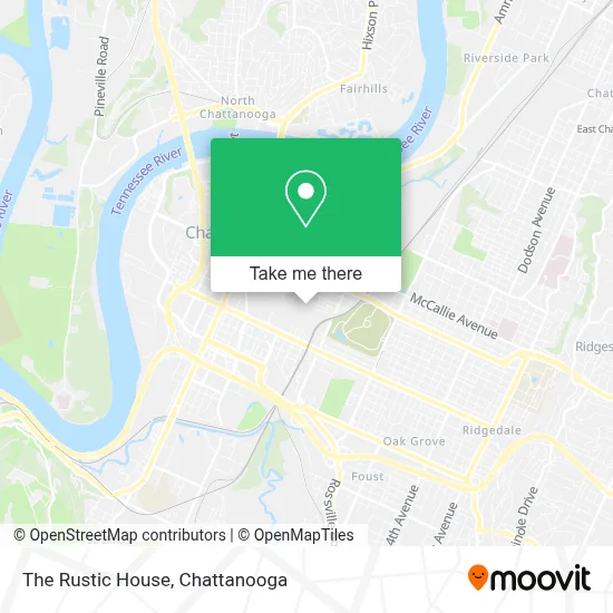 The Rustic House map