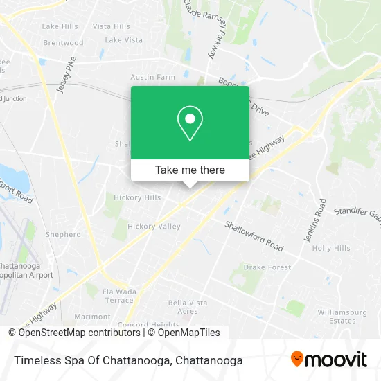 Timeless Spa Of Chattanooga map