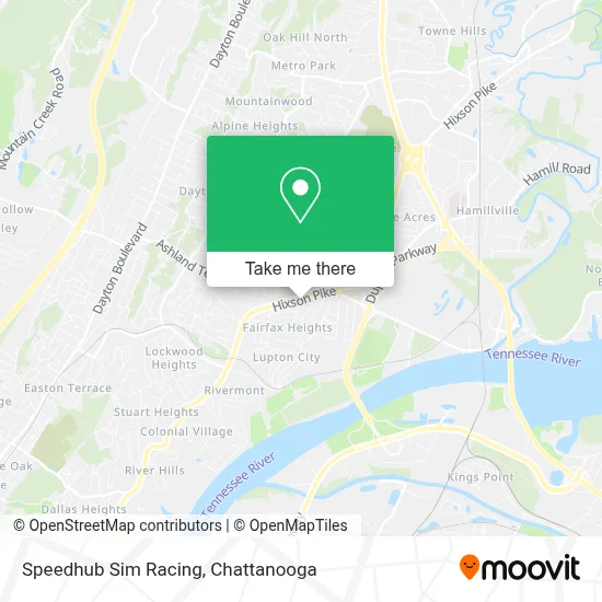 Speedhub Sim Racing map