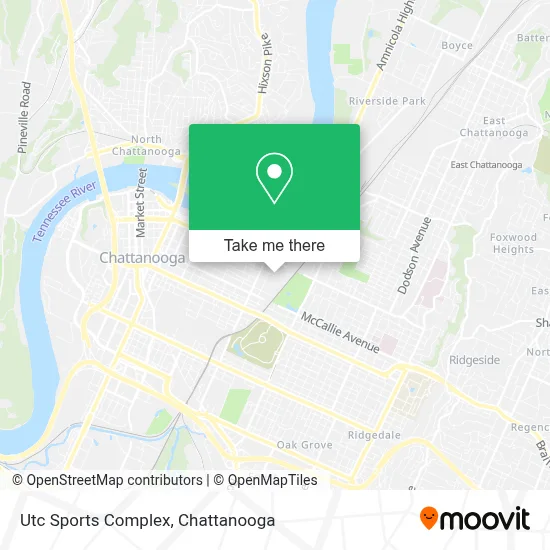 Utc Sports Complex map