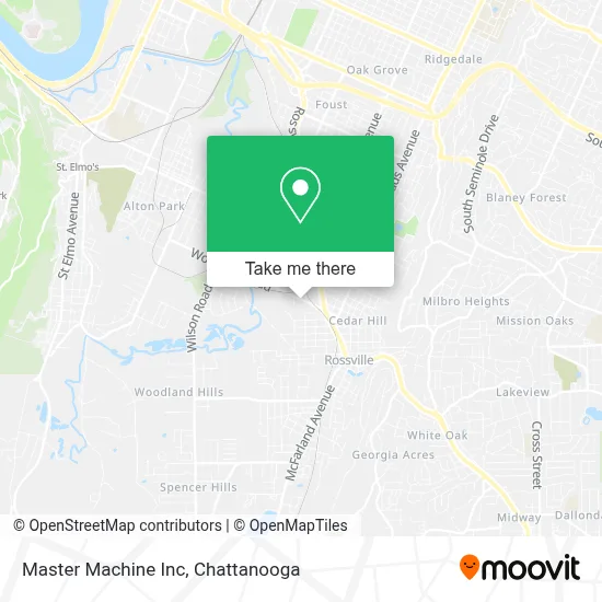 Master Machine Inc map