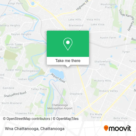 Wna Chattanooga map