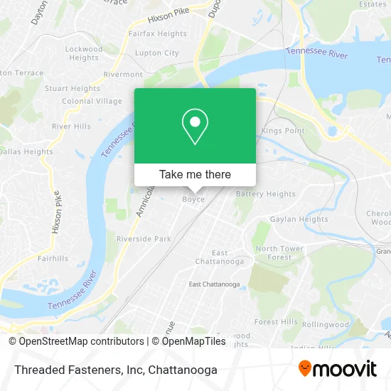 Threaded Fasteners, Inc map