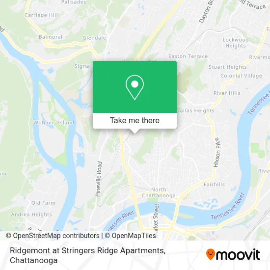 Ridgemont at Stringers Ridge Apartments map