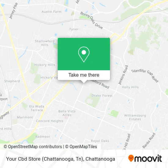 Your Cbd Store (Chattanooga, Tn) map